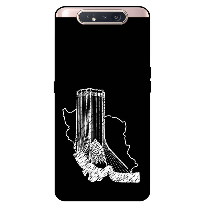کاور مگافون طرح برج آزادی مدل 1628 مناسب برای گوشی موبایل سامسونگ Galaxy A80