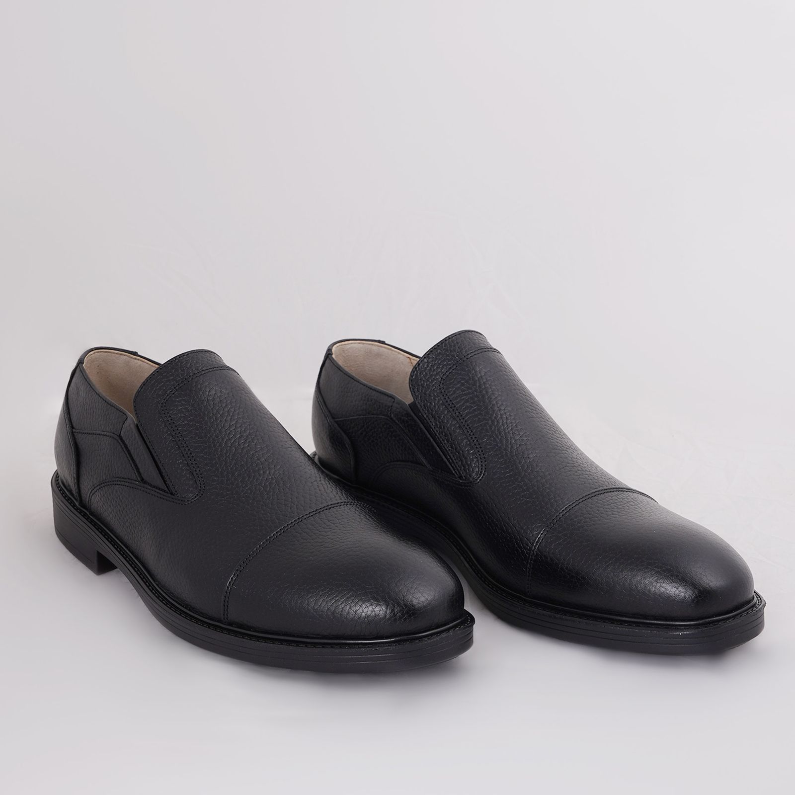 کفش مردانه کرمانی مدل چرم طبیعی دستدوز طبی کد 1082 - - 6