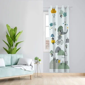 پرده مدل بچه فیل مخمل پانچی کد 4322 سایز 140x200 سانتی متر