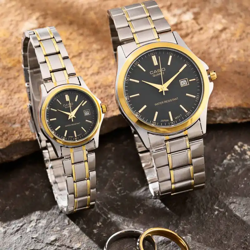 ست ساعت مچی عقربه ای زنانه و مردانه مدل Ca03