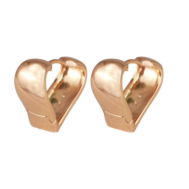 گوشواره زنانه ژوپینگ مدل قلب پنهان کد c-31