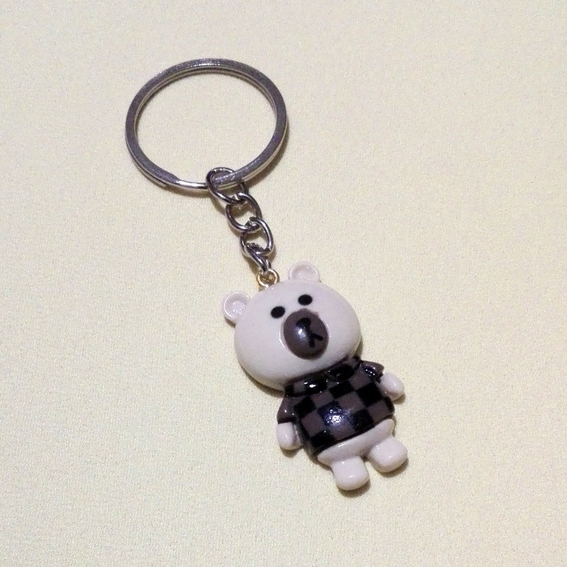 جاکلیدی دخترانه مدل خرس شطرنجی جاکلیدی دخترانه مدل خرس شطرنجی