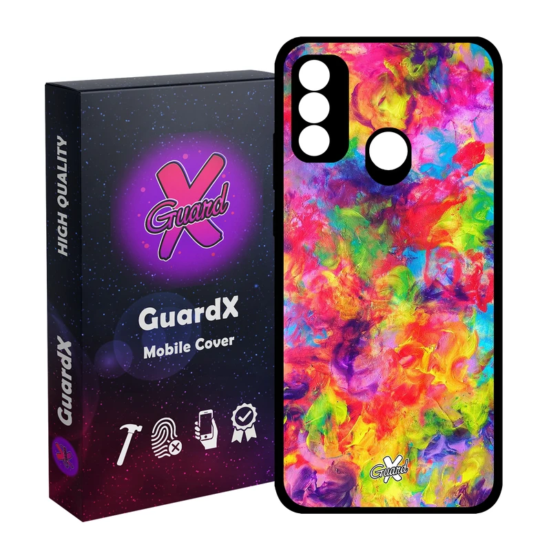 کاور گارد ایکس طرح رنگی مدل Glass10390 مناسب برای گوشی موبایل هوآوی Y8s