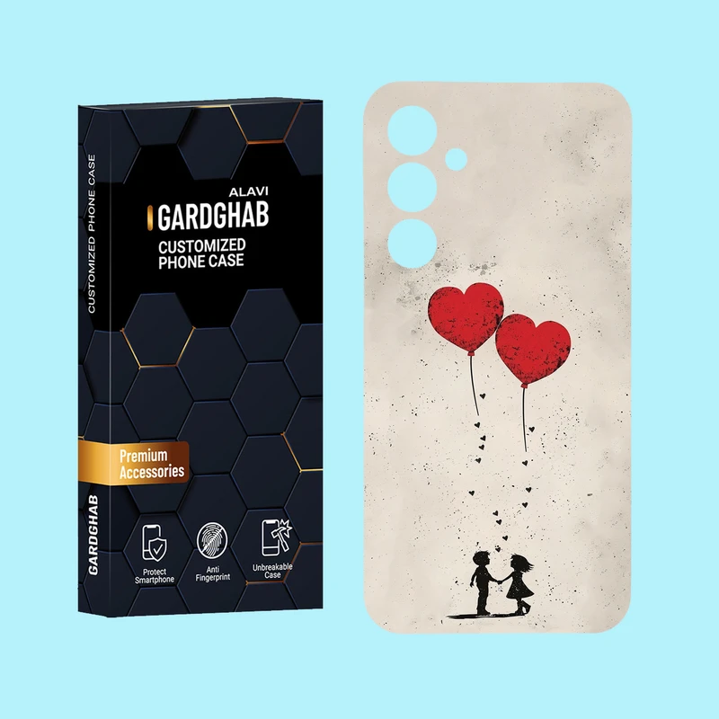 کاور گارد قاب علوی مدل عاشقانه مناسب برای گوشی موبایل سامسونگ Galaxy A55