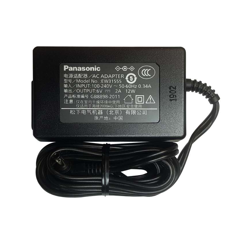آداپتور 6 ولت 2 آمپر پاناسونیک مدل EW31555 آداپتور 6 ولت 2 آمپر پاناسونیک مدل EW31555
