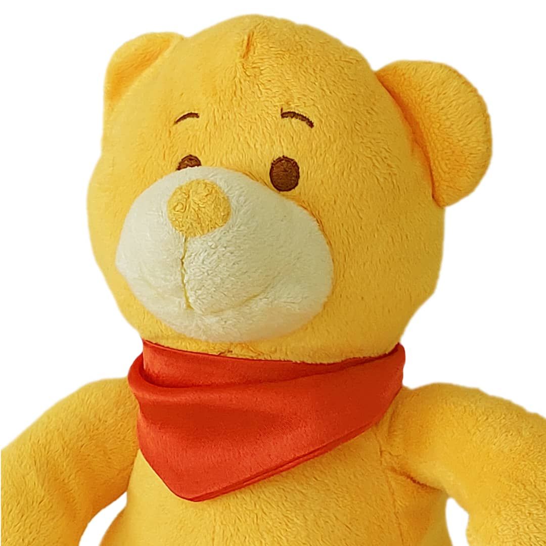 عروسک طرح خرس مدل دستمال گردن دار کد 804 ارتفاع 26 سانتی‌متر -  - 5