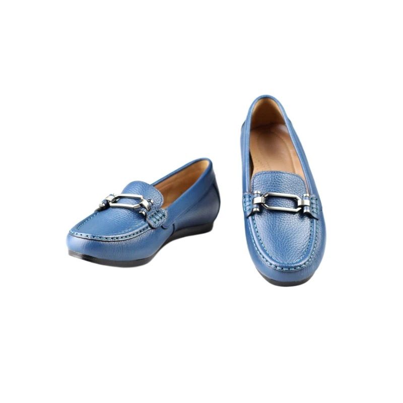 کفش کالج زنانه مدل کاملیا چرم طبیعی 002 - - 6