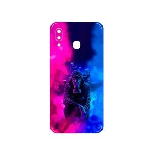 MAHOOT Smoke Rainbow Digital Art 2 Cover Sticker for Samsung Galaxy A20