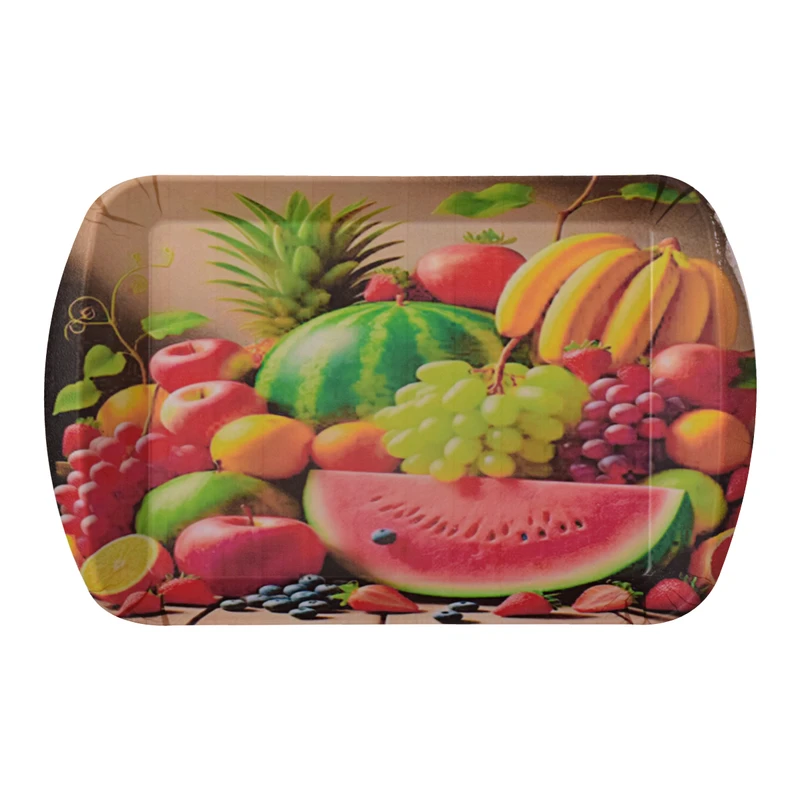 سینی دسته دار مهروز مدل A-1002 میوه سایز 20×32 سانتی متر
