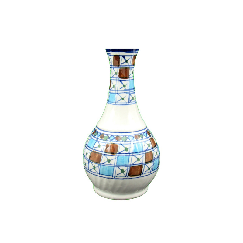 گلدان چینی میبدمرواریدمدل شطرنجی کدSAF