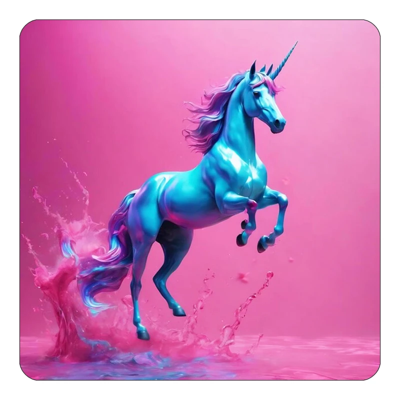 مگنت کاکتی طرح اسب تک شاخ و یونیکورن مدل mp32687