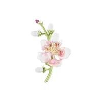 گل سینه زنانه مدل گل سوسن کد 00083