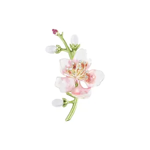 گل سینه زنانه مدل گل سوسن کد 00083