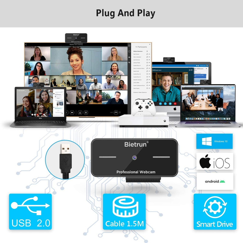 وب کم بیترن مدل FHD