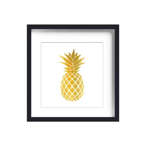 تابلو طلا کوب زرکات طرح آناناس مدل pineapple