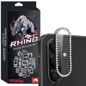 محافظ لنز دوربین راینو مدل Diamond Ring مناسب برای گوشی موبایل سامسونگ Galaxy A26 / A36 / A56