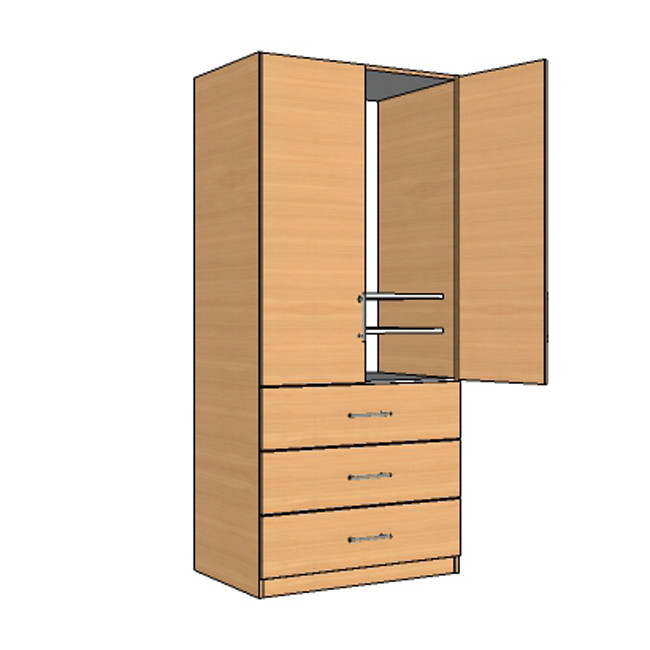 کمد لباس مدل DLF19L کمد لباس مدل DLF19L