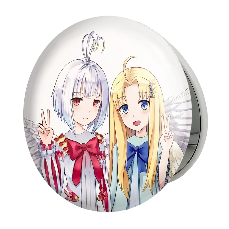 آینه جیبی خندالو طرح میلو و فیتوریا انیمه ظهور قهرمان سپر مدل تاشو کد 15926 