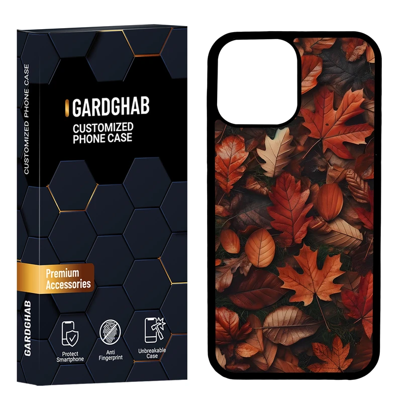 کاور گارد قاب مدل پشت گلس برگ مناسب برای گوشی موبایل اپل iPhone 13 Pro Max