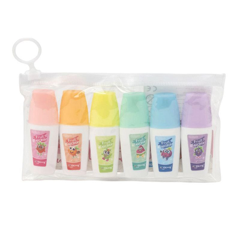 ماژیک علامت گذار مدل 6 رنگ بسته 6 عددی