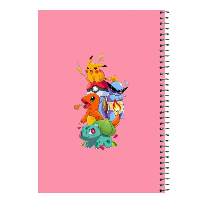 دفتر مشق 80 برگ اس جی مدل پوکی مون کد2   