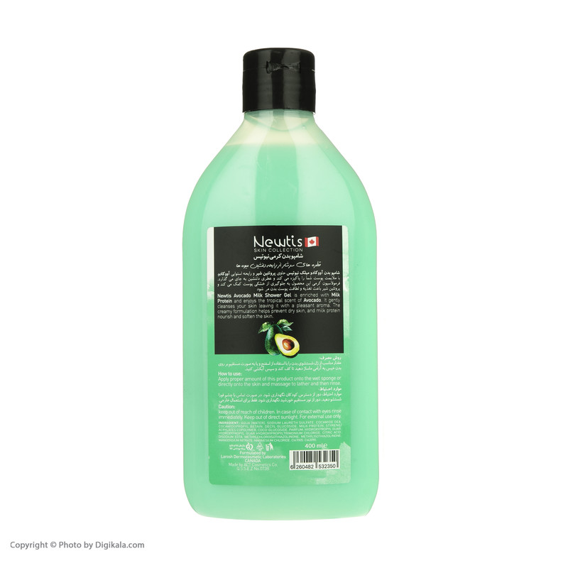 شامپو بدن کرمی نیوتیس مدل Avacado حجم 400 میلی لیتر