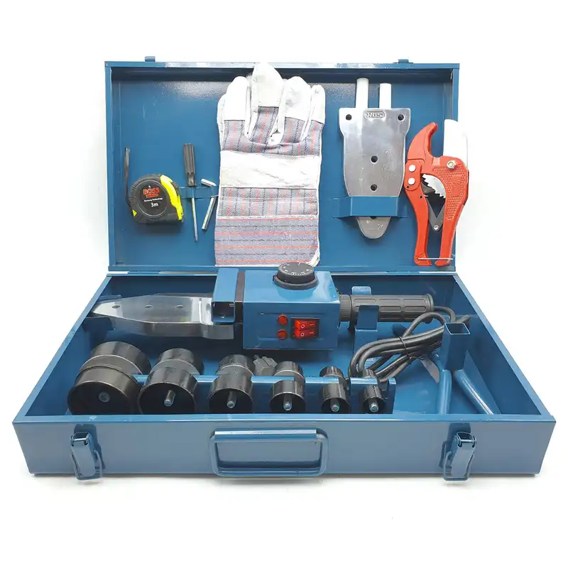 دستگاه اتو لوله پلیمری باس مدل 3000W مجموعه 15 عددی