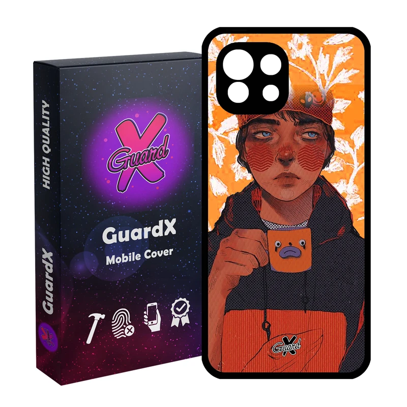 کاور گارد ایکس طرح Girl مدل Glass10319 مناسب برای گوشی موبایل شیائومی Mi 11 Lite