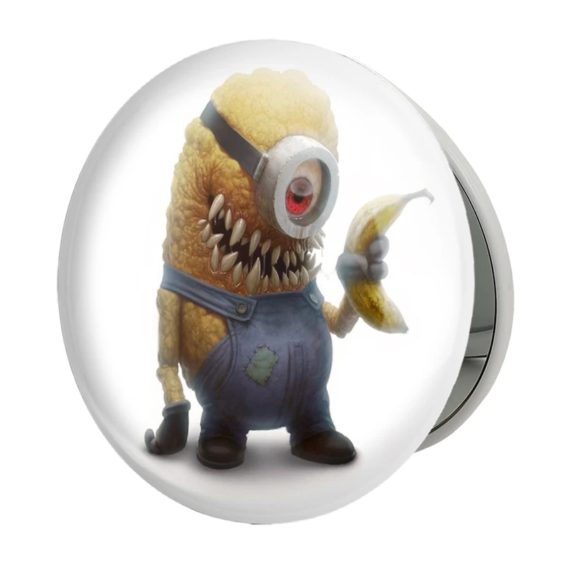 آینه جیبی خندالو طرح مینیون مدل تاشو کد 1532 