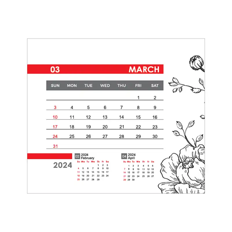 تقویم رومیزی سال 1403 پدیده نقش مدل Mini Soft Cover گلاسه کد 1467 بسته 2 عددی