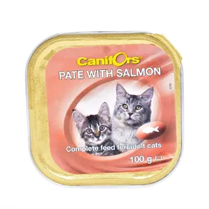 کنسرو غذای گربه کنیفورس مدل Salmon وزن 100 گرم