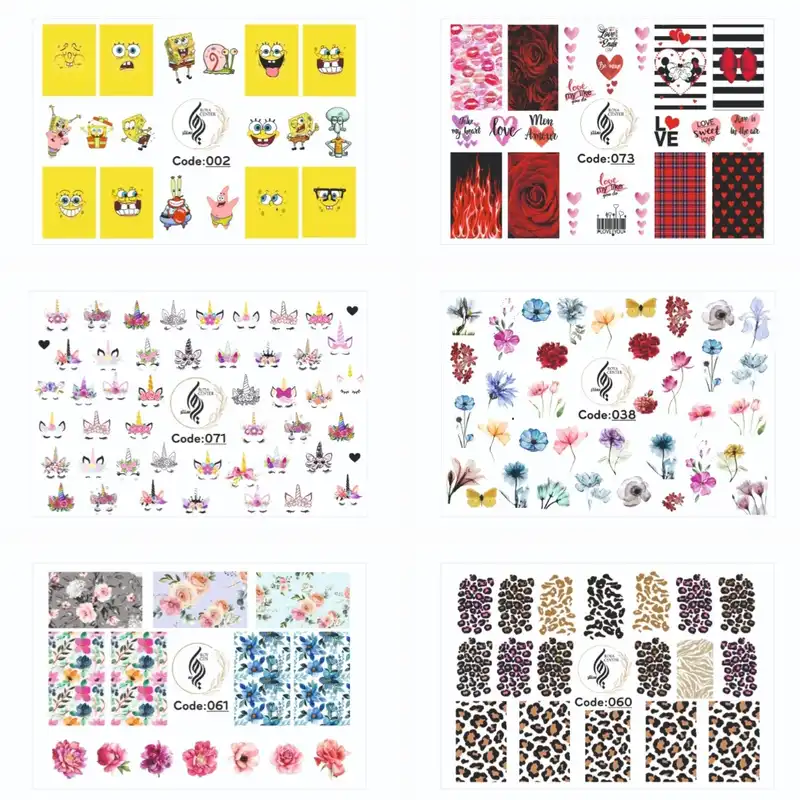 لنز ناخن رویاسنتر مدل M3 مجموعه 6 عددی