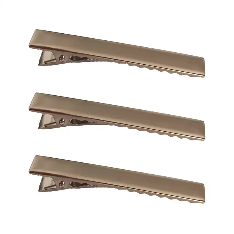 گیره مو زنانه مدل استیل 5.5 مجموعه 10 عددی