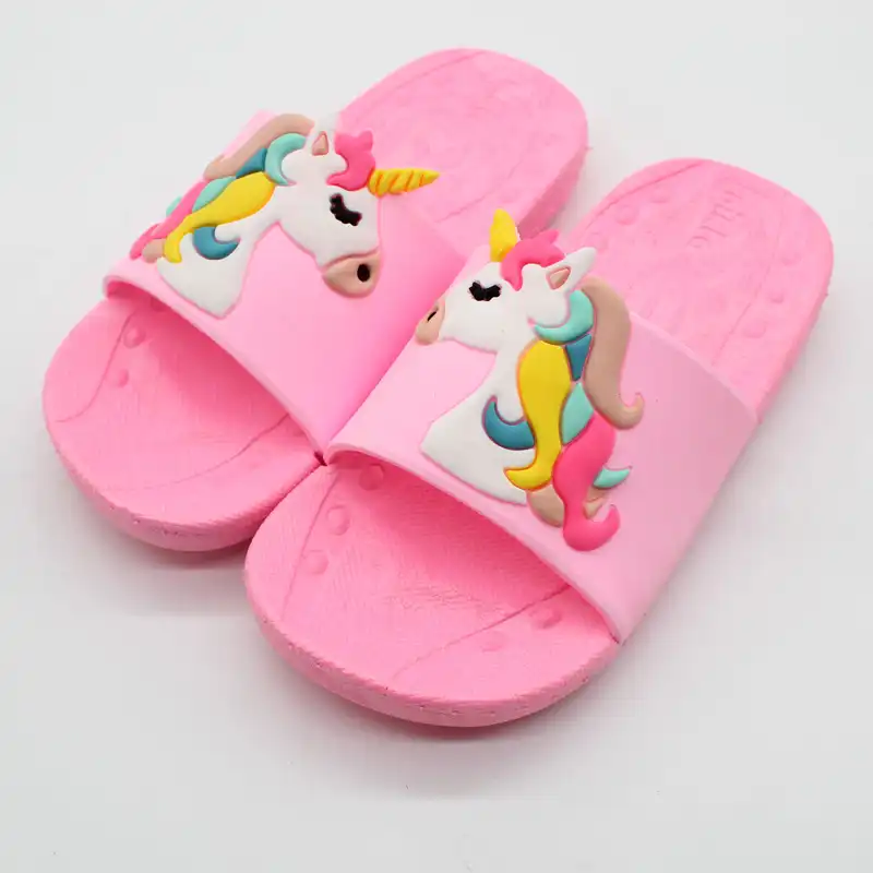 دمپایی دخترانه نیکتا طرح اسب تک شاخ کد 012