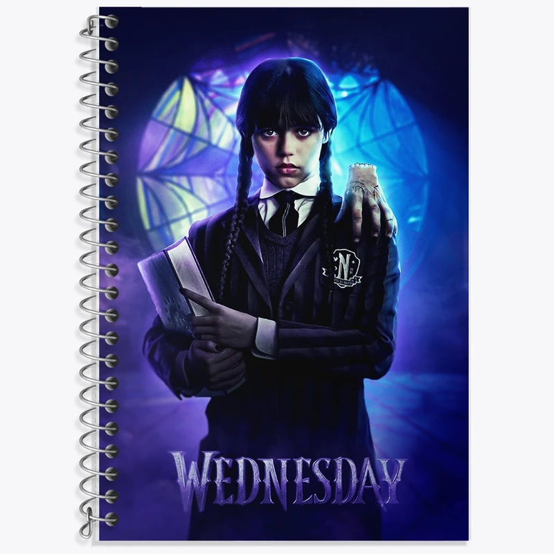 دفتر لغت 50 برگ خندالو طرح ونزدی (Wednesday) کد F2455