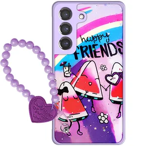 Persian King Hendnoneh Cover For Samsung Galaxy S21 FE with a hanging strap