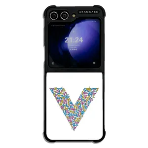 AKAM AMC-WSGZFLIP5-ALPHADOODLEBET-22 Cover For Samsung Galaxy Z Flip 5