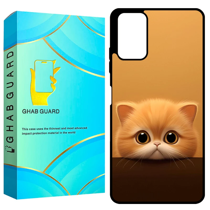  کاور قاب گارد طرح گربه مدل GCHPN10 مناسب برای گوشی موبایل شیائومی Redmi Note 10 4G / Note 10s / Poco M5s