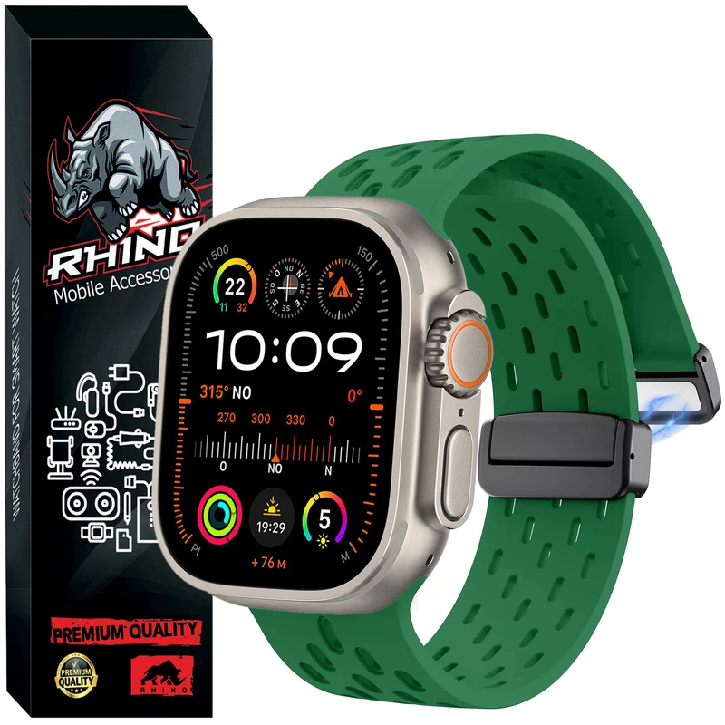 بند راینو مدل Magnetic Hole مناسب برای اپل واج سایز 44 / 45 / 46 / 49 میلی متری