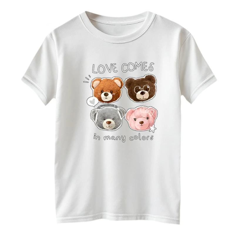 تی شرت آستین کوتاه بچگانه مدل چهار خرس