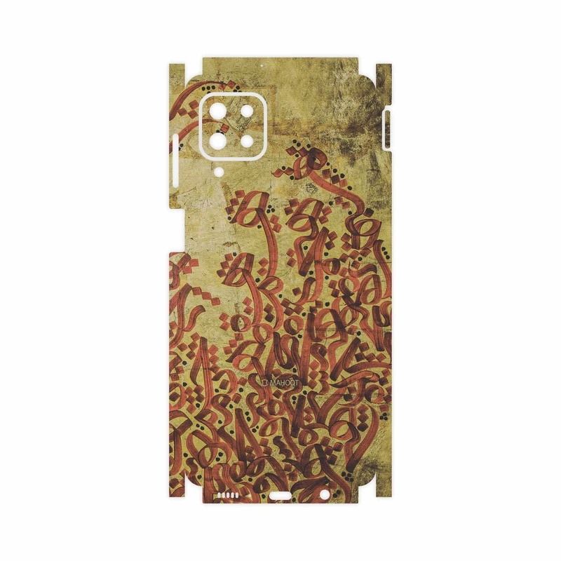 برچسب پوششی ماهوت مدل Nastaliq-5-FullSkin مناسب برای گوشی موبایل سامسونگ Galaxy M62