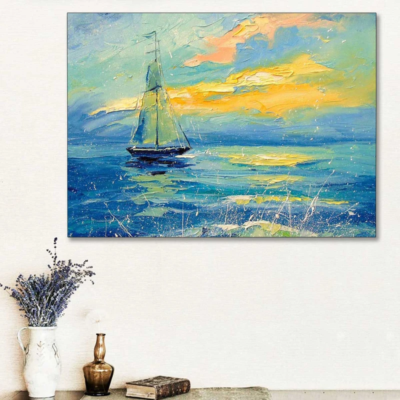 تابلو شاسی گالری استاربوی طرح دریا کد 77