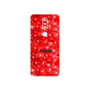 MAHOOT Youtube Cover Sticker for Nokia 7.1