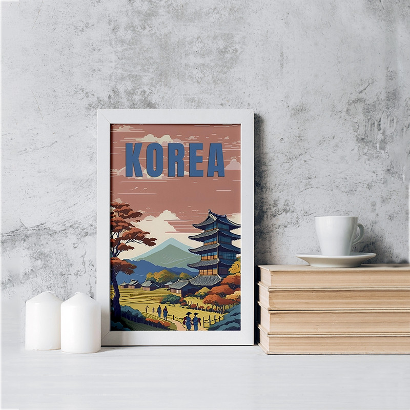 تابلو خندالو مدل کره (Korea) کد F6304