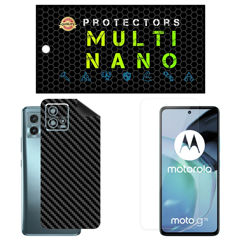 محافظ صفحه نمایش مولتی نانو مدل X-SFC مناسب برای گوشی موبایل موتورولا Moto G72 به همراه برچسب پوششی