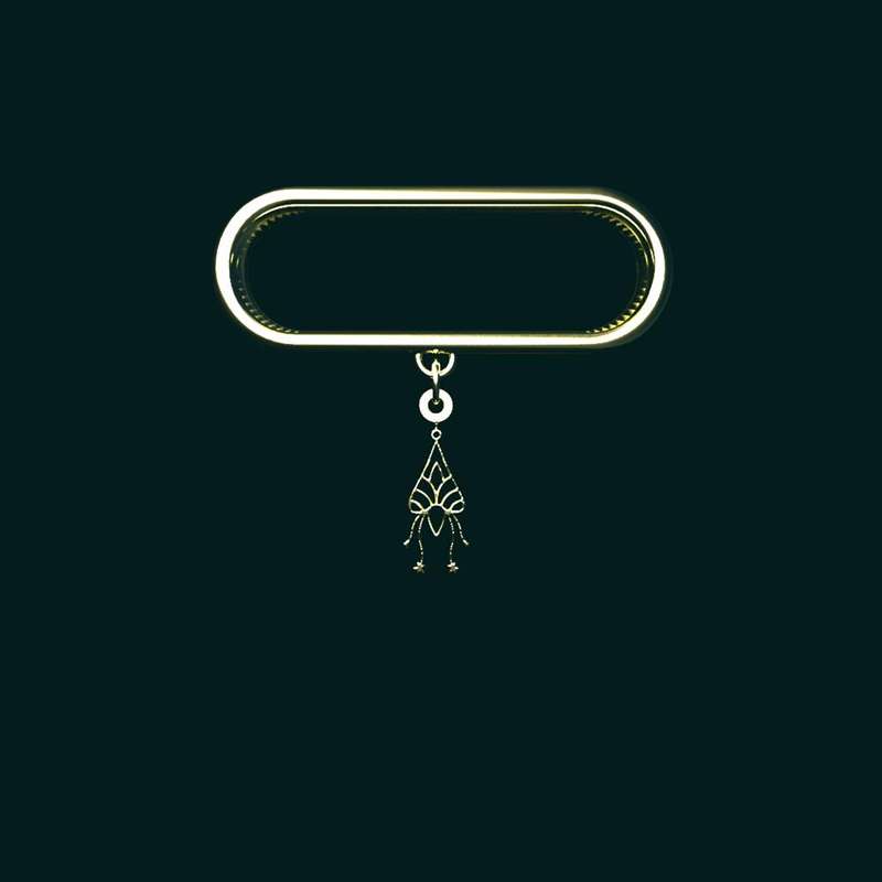 آویز ساعت طلا 18 عیار زنانه مدوپد مدل هندسی کد SG1-1856