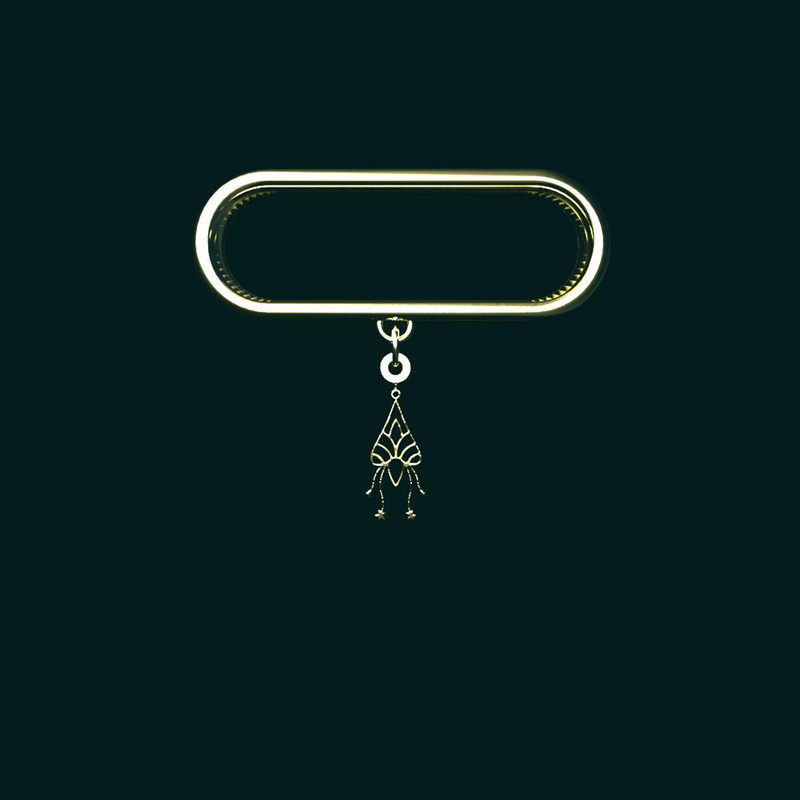 آویز ساعت طلا 18 عیار زنانه مدوپد مدل هندسی کد SG1-1856