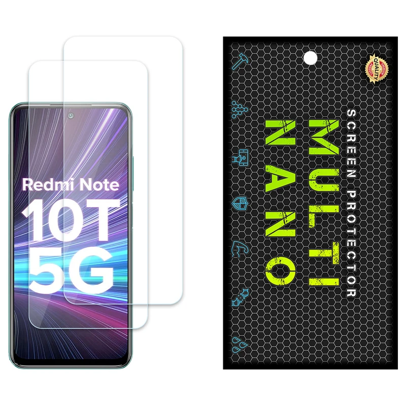 محافظ صفحه نمایش مولتی نانو مدل X-S2N مناسب برای گوشی موبایل شیائومی Redmi Note 10T بسته دو عددی
