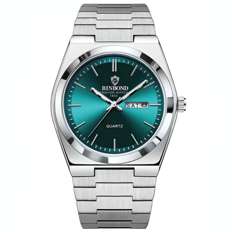 ساعت مچی عقربه‌ای کوارتز زنانه بین باند مدل قفل مخفی 1853 کد 003