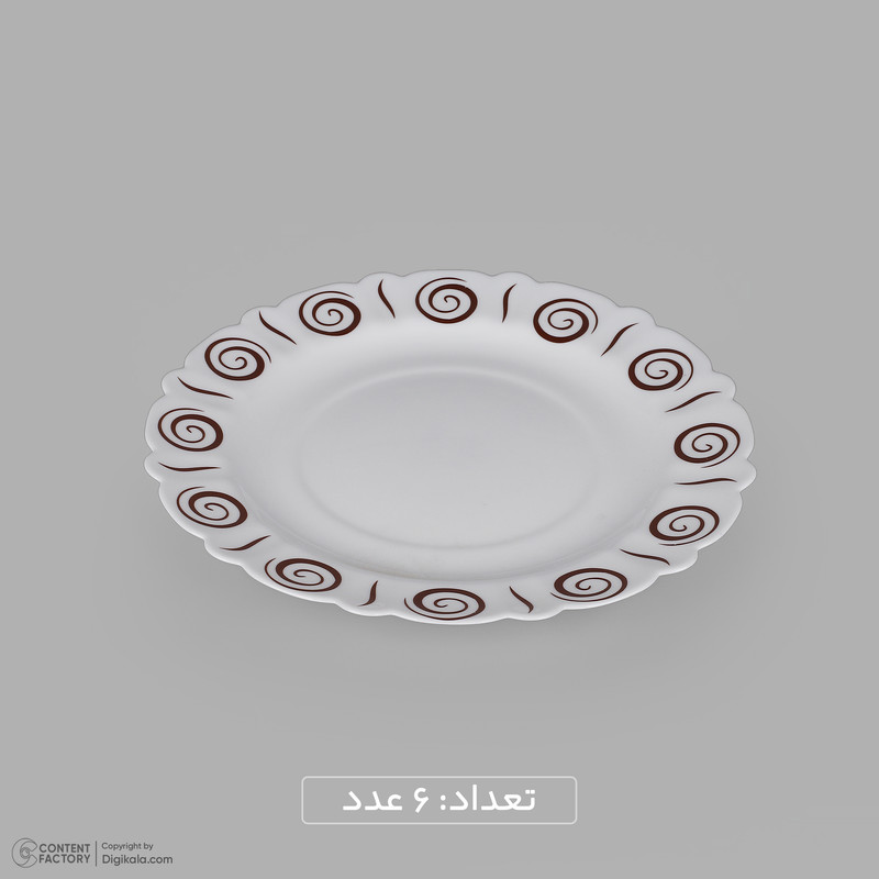 سرویس غذاخوری 25 پارچه 6 نفره مدل  اسپیرال